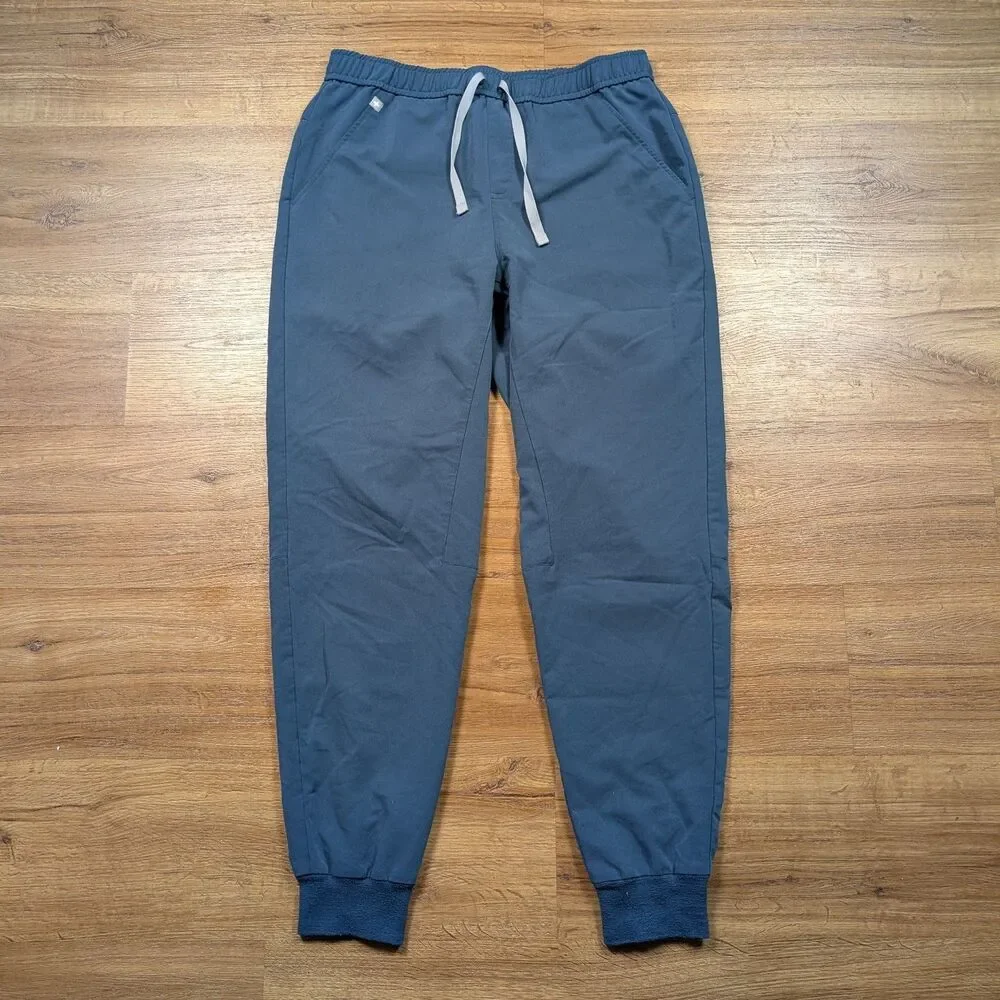 FIGS Tansen Jogger Scrub Pants Large Blue Technical Collection Medical